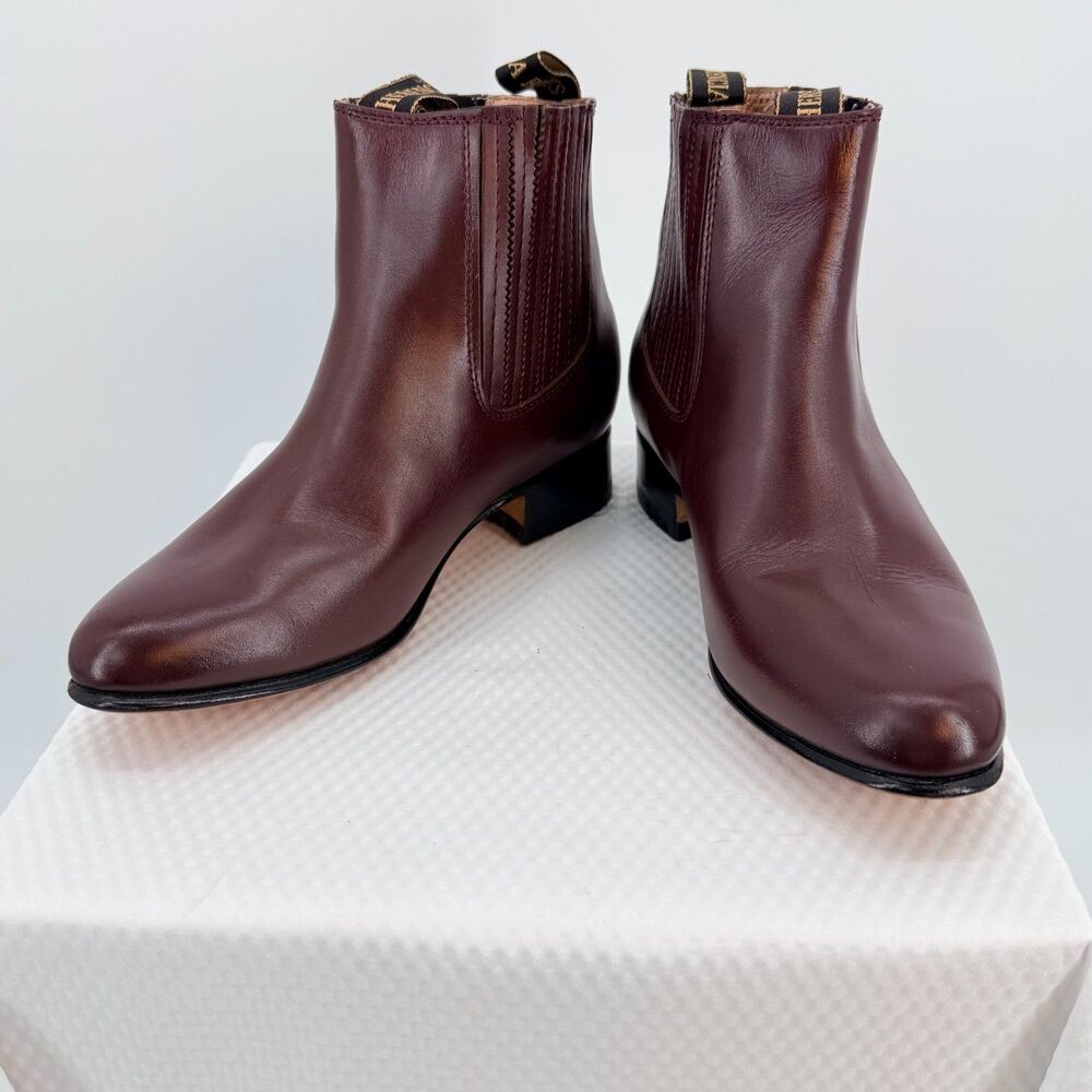 Herencia Boots MX 28.5/US 10.5 Brown Leather Chelsea Western Ankle Boots Mexico